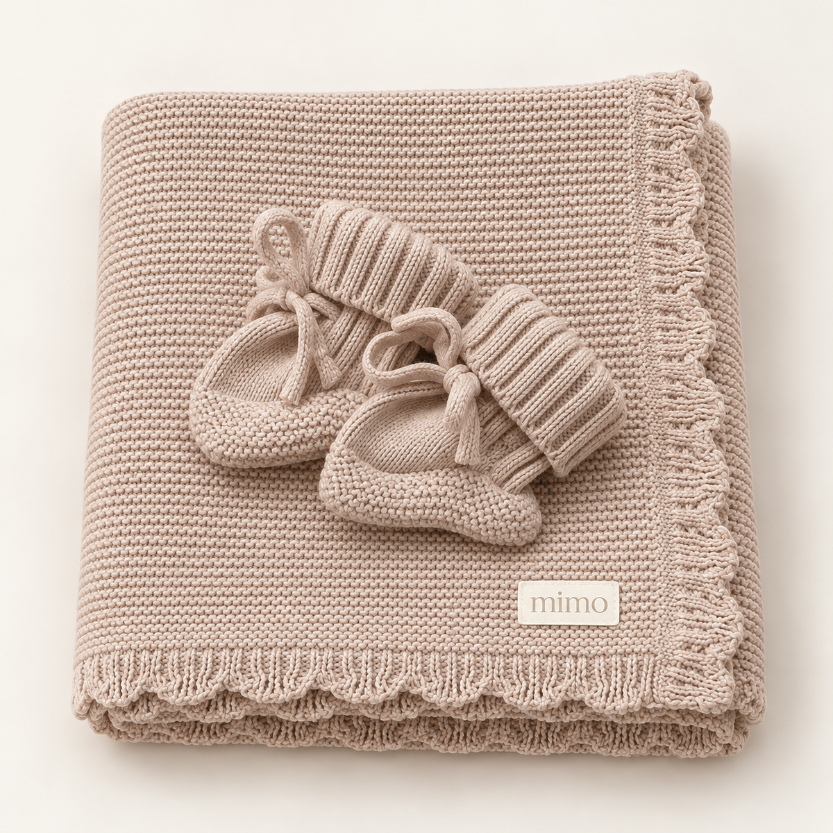 Signature Knit Blanket & Booties Set