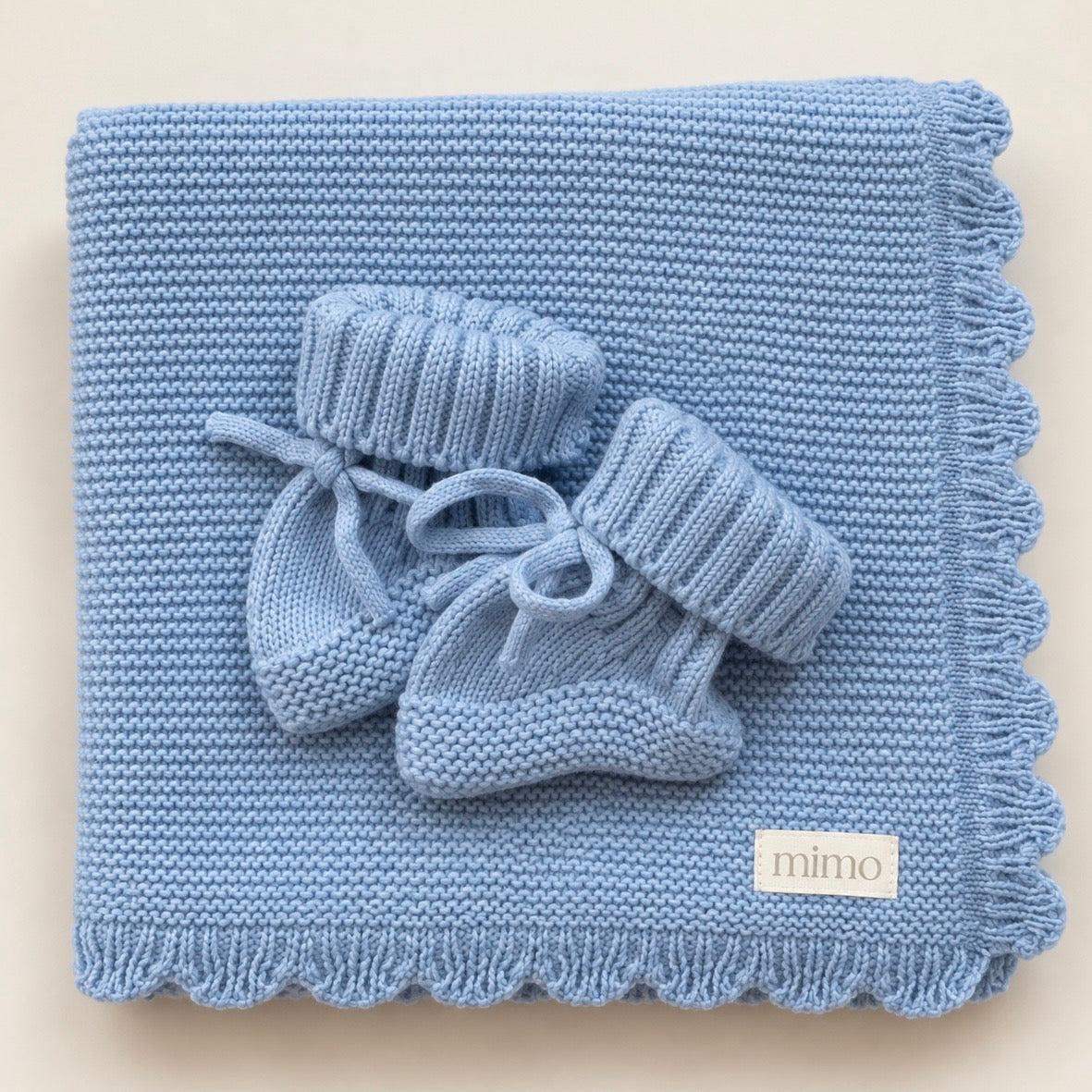 Signature Knit Blanket & Booties Set