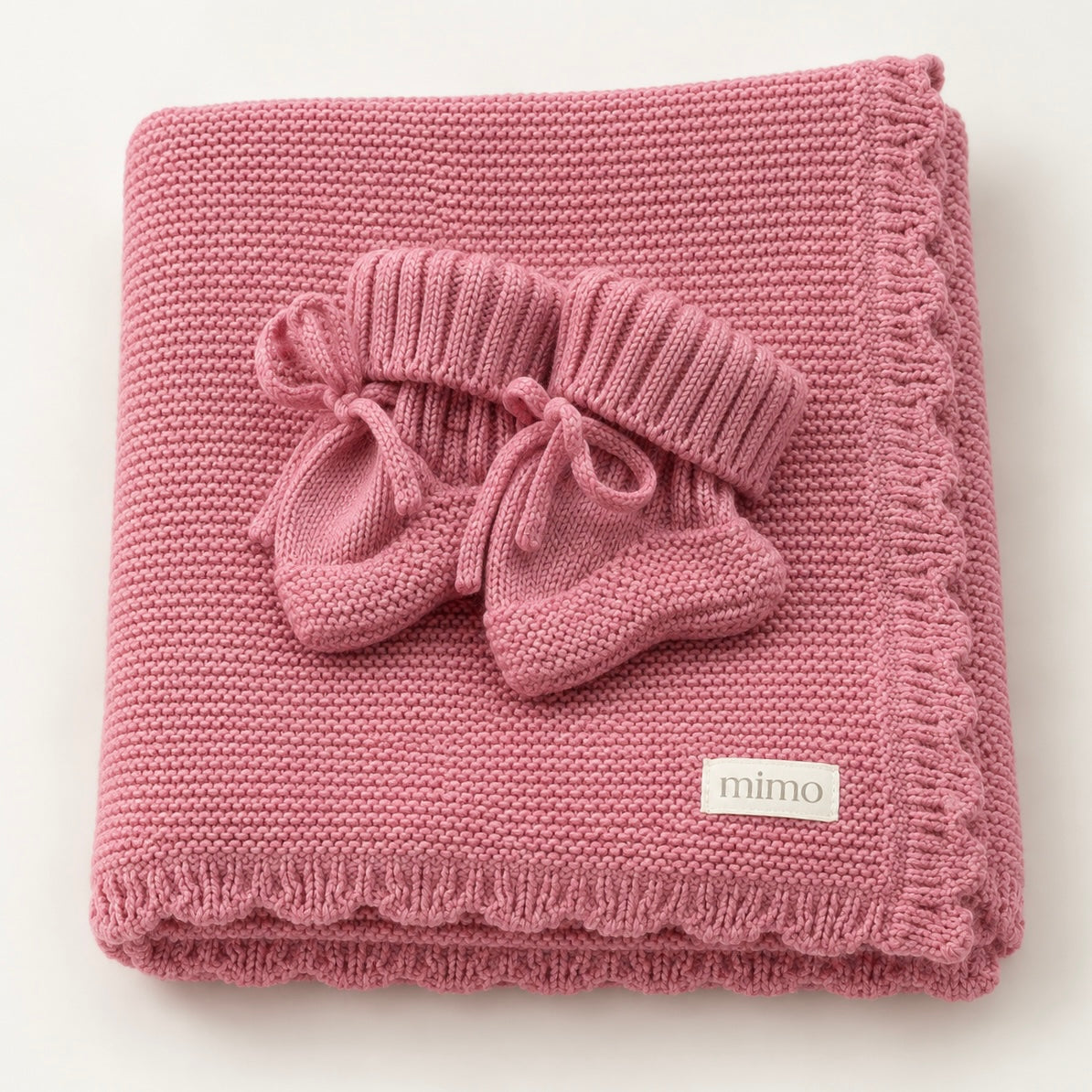 Signature Knit Blanket & Booties Set